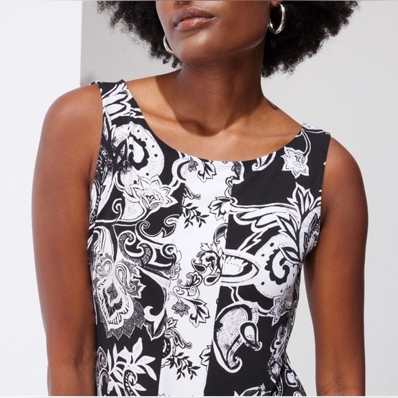 NWOT WHBM Border Trim Shift Dress - Picture 7 of 8